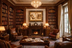 Antique Frame French Book Journal Display/Painting 13th-19th Century