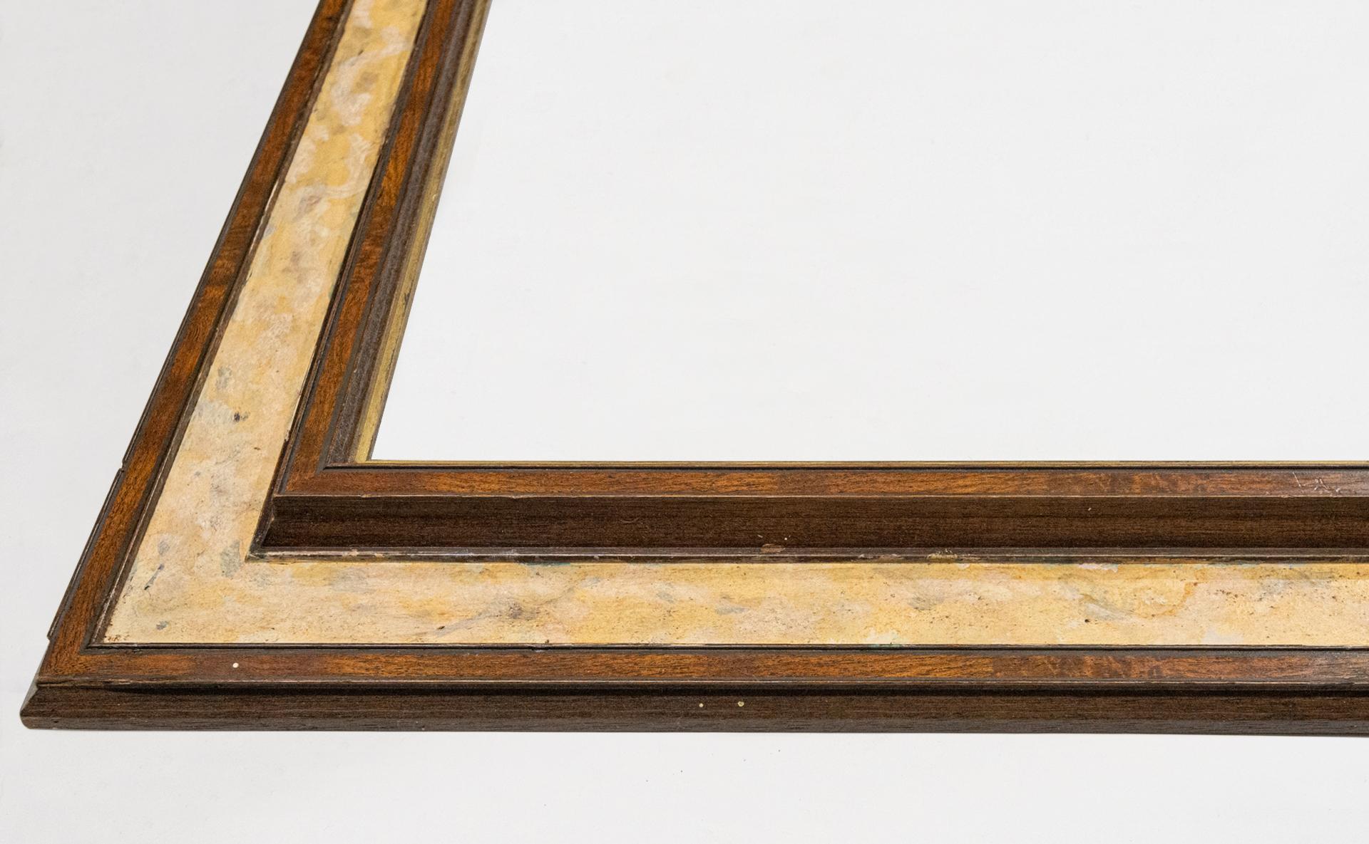 Gustavian Antique Frame Lacquered in Imitation Marble For Sale