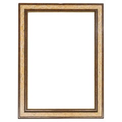 Antique Frame Lacquered in Imitation Marble