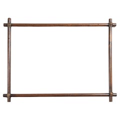 Antique Frame with Round Edges and Lions Heads