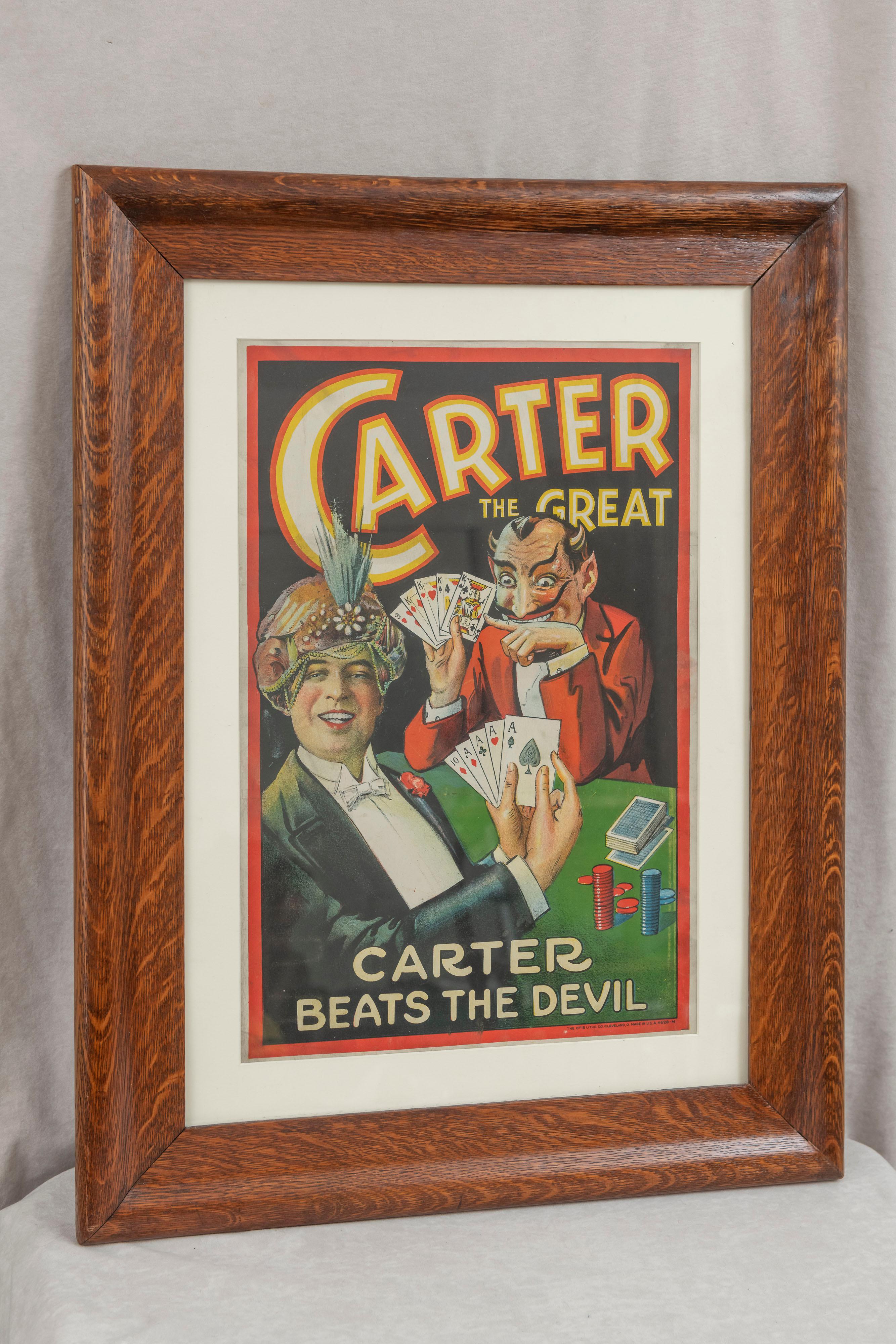 This magic poster is a representation of the golden era of chromolithograph prints. There is a reason why the detail and color are so special, the process was different, and is virtually lost today. This is a 5 color stone lithograph, and that is
