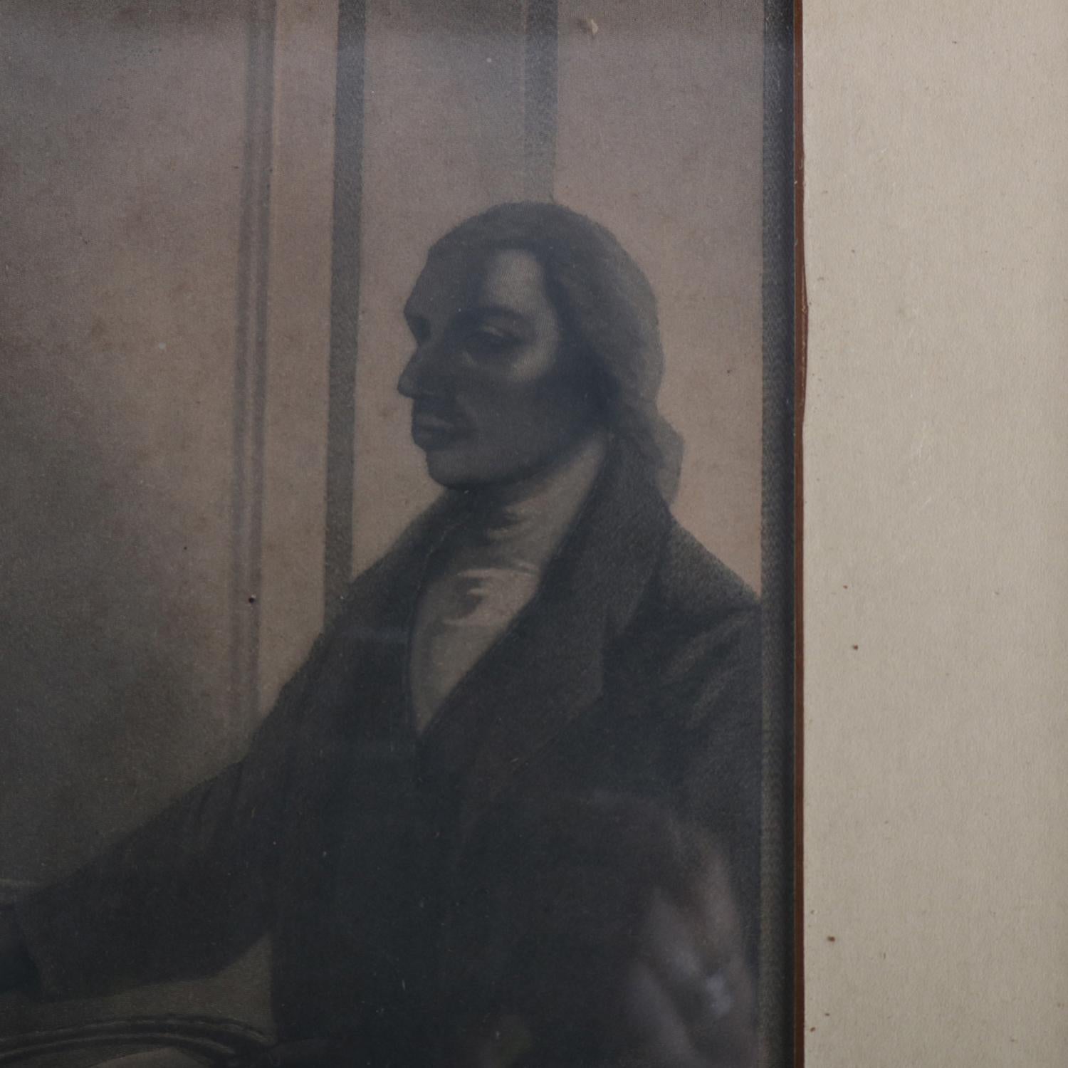 American Antique Framed Edward Savage Print 