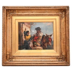 Antique Framed Oil Painting by Thomas Kent Pelham (1831 – 1907)