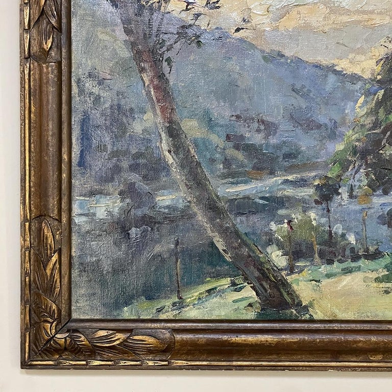 Antique Framed Oil Painting on Canvas by Berthe OttenRosier (18851973