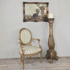 Antique Framed Oil Painting on Canvas by De Kok