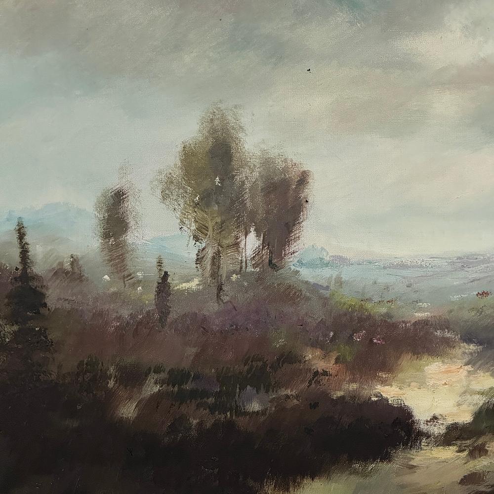 Antique Framed Oil Painting on Canvas by Henri Joseph Pauwels (1903-1983) For Sale 3