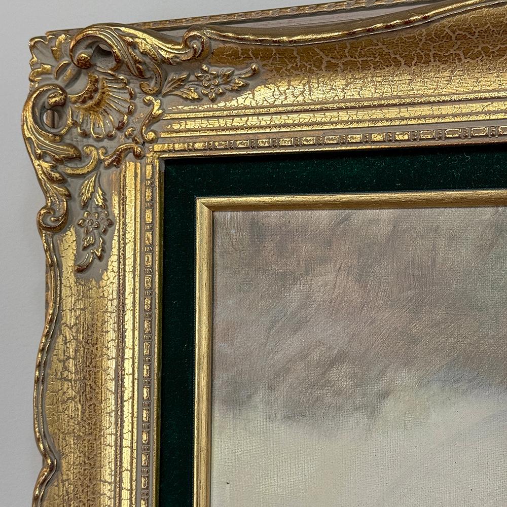 Antique Framed Oil Painting on Canvas by Henri Joseph Pauwels (1903-1983) For Sale 7