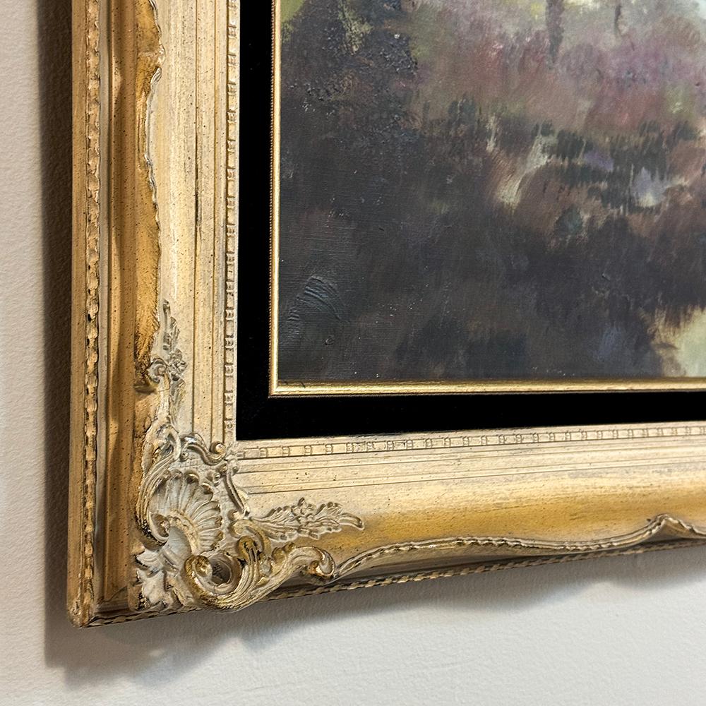 Antique Framed Oil Painting on Canvas by Henri Joseph Pauwels (1903-1983) For Sale 7