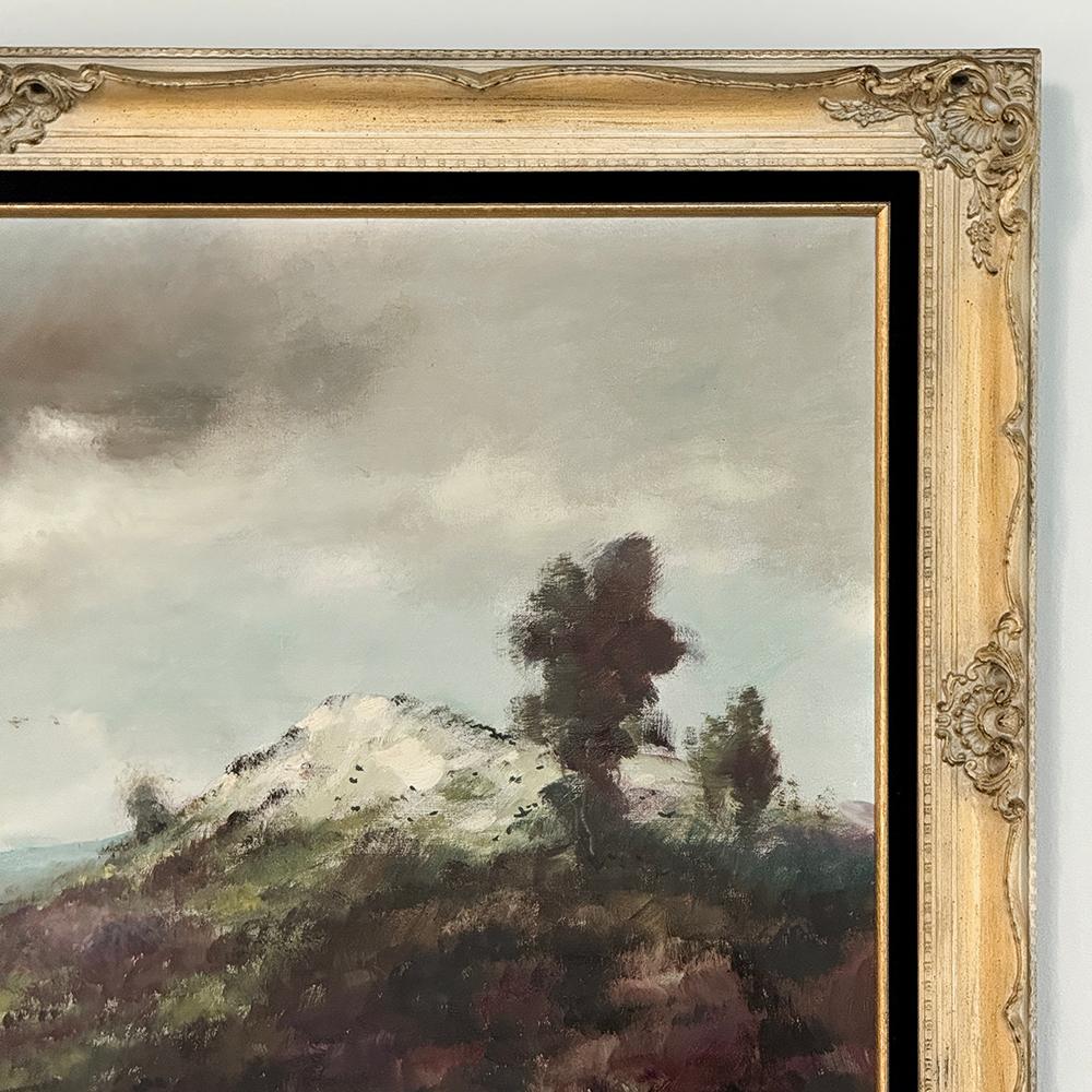 Mid-20th Century Antique Framed Oil Painting on Canvas by Henri Joseph Pauwels (1903-1983) For Sale