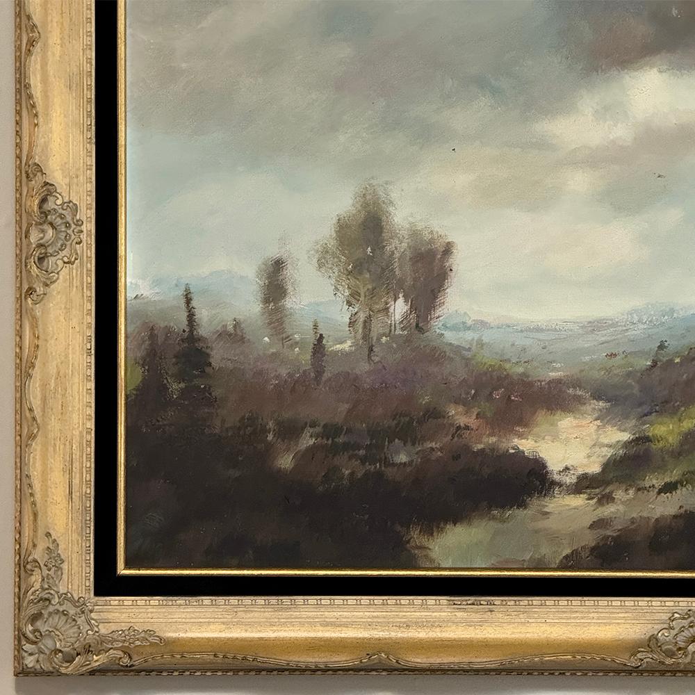 Antique Framed Oil Painting on Canvas by Henri Joseph Pauwels (1903-1983) For Sale 2