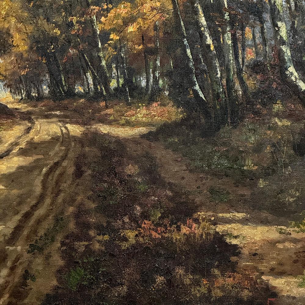 Antikes gerahmtes ölgemälde auf leinwand von Jan Van Genesen (1887-1945) im Angebot 3