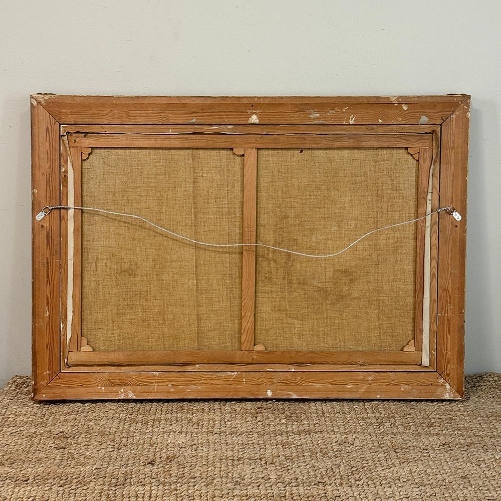 Antikes gerahmtes ölgemälde auf leinwand von Jan Van Genesen (1887-1945) im Angebot 7