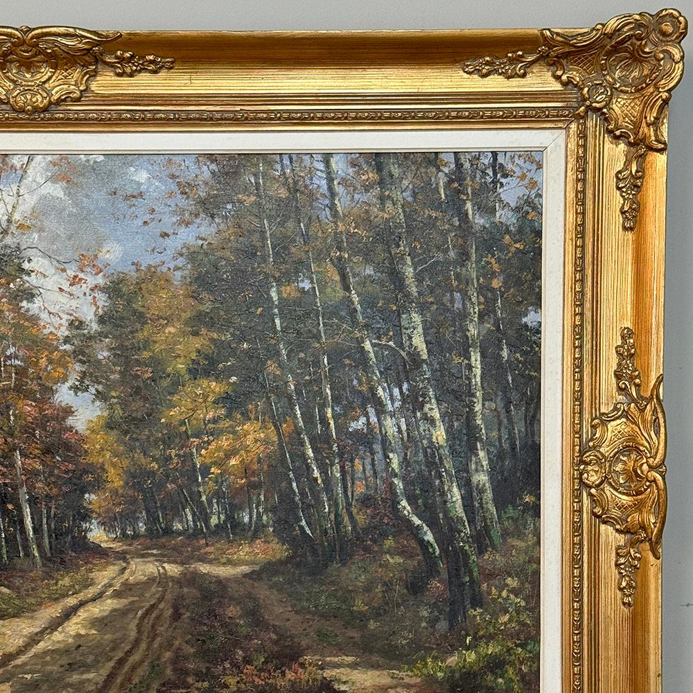 Antikes gerahmtes ölgemälde auf leinwand von Jan Van Genesen (1887-1945) (Mitte des 20. Jahrhunderts) im Angebot