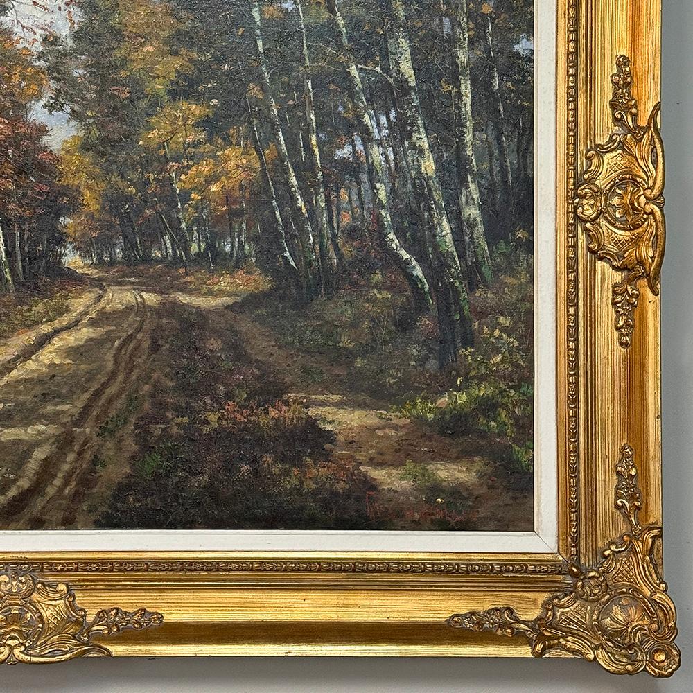 Antikes gerahmtes ölgemälde auf leinwand von Jan Van Genesen (1887-1945) (Leinwand) im Angebot