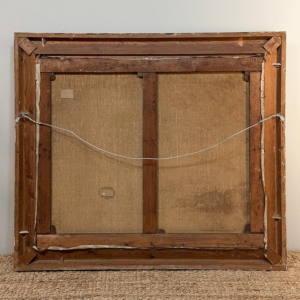Antico dipinto a olio su tela con cornice di Omer Coppens (1864-1926) in vendita 8