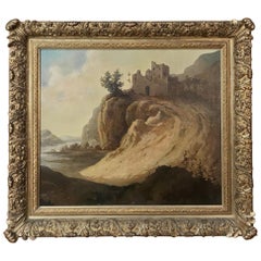 Antique Framed Oil Painting on Canvas by Roelofs