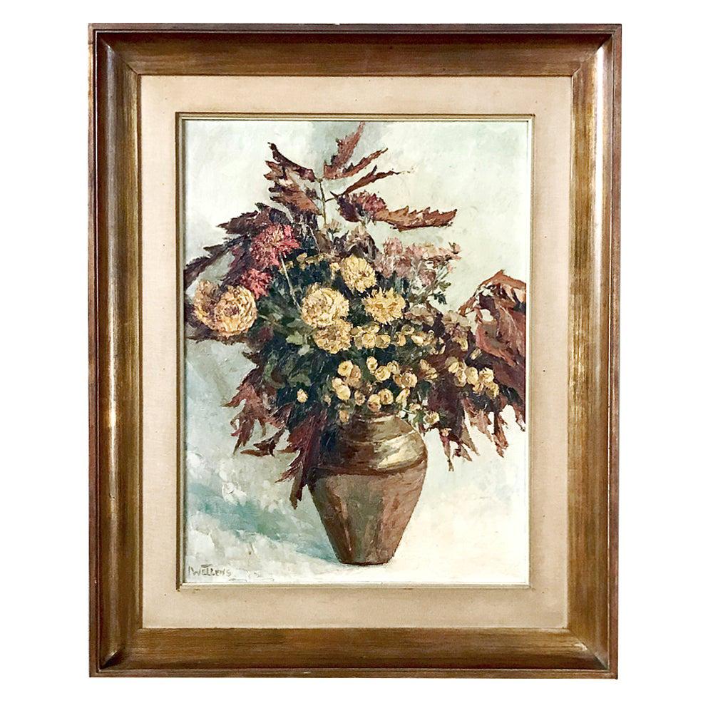 Antique Oil Painting on Canvas by Adrien Wernaers at 1stDibs