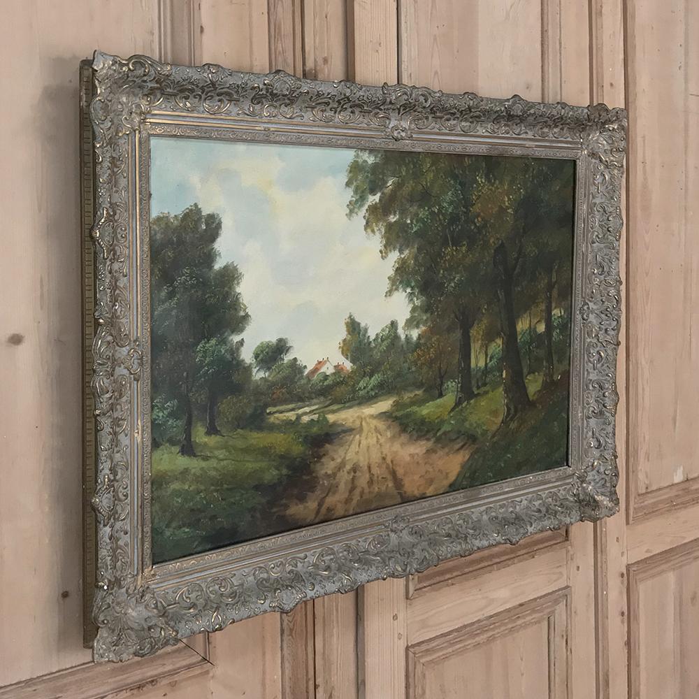 antique framed oil paintings