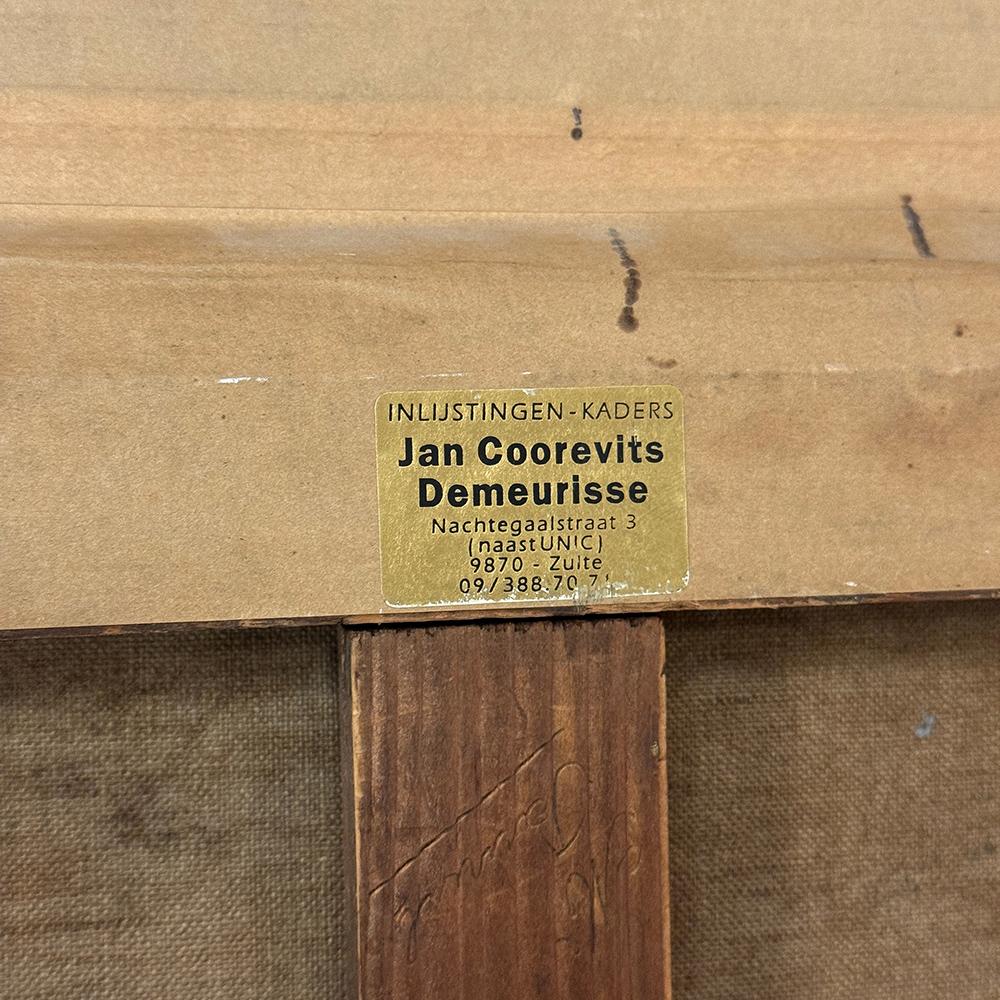 Antico dipinto a olio su tela con cornice, firmato A. Heins in vendita 10
