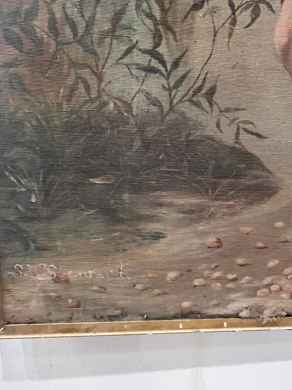 Antique Framed Oil Painting 