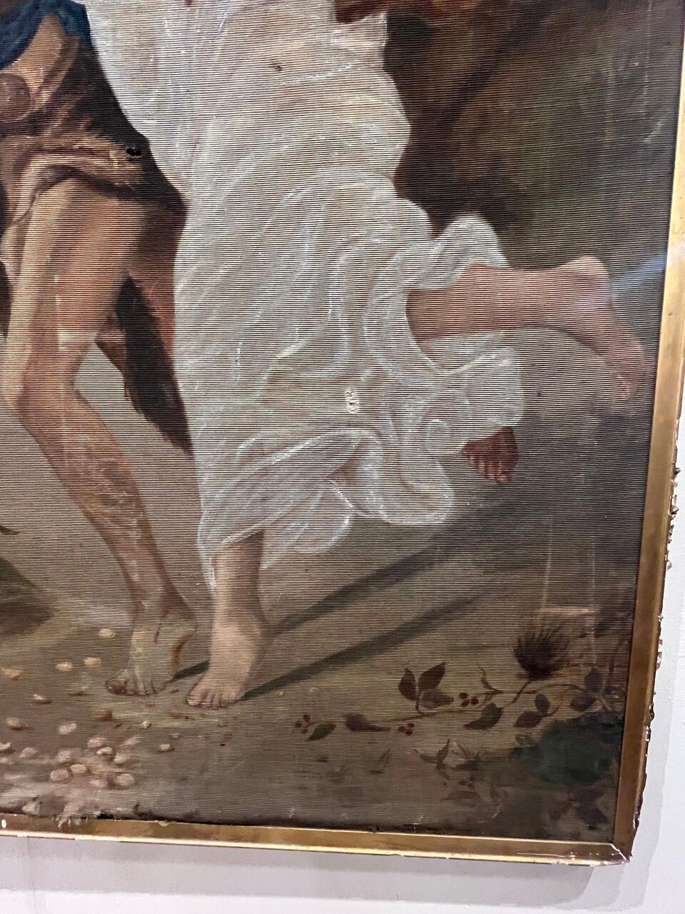 Antique Framed Oil Painting 