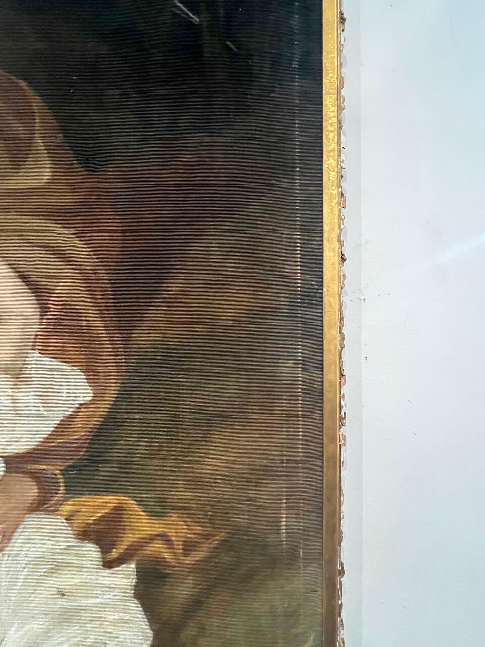 Antique Framed Oil Painting 