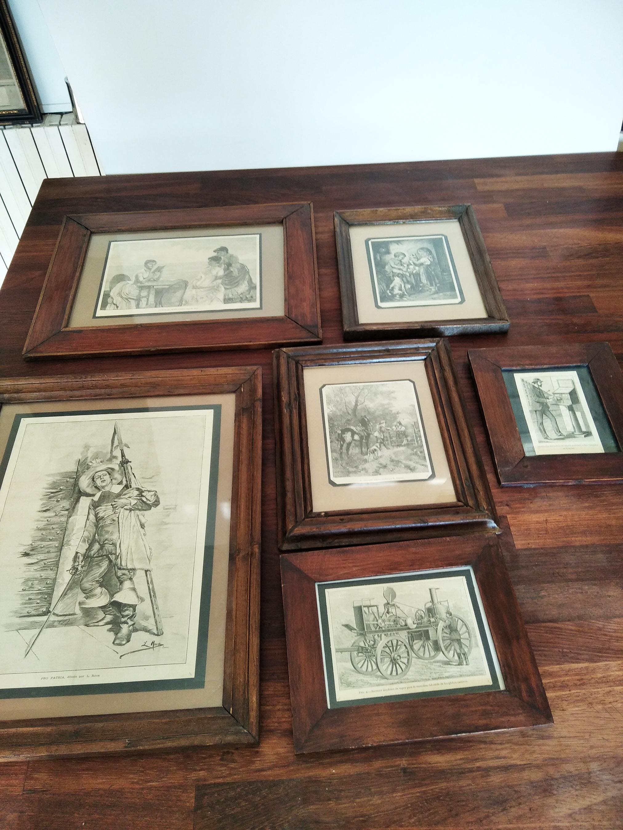 Spanish Engravings, Loft of Six lithographs for Magazine¨ Ilustracion Artistica¨ in 1885 For Sale