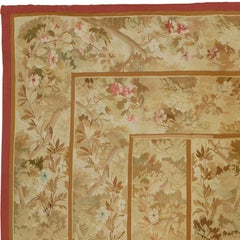 Antique France Aubusson Rug