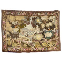 Antique Franco-Flemish verdure tapestry
