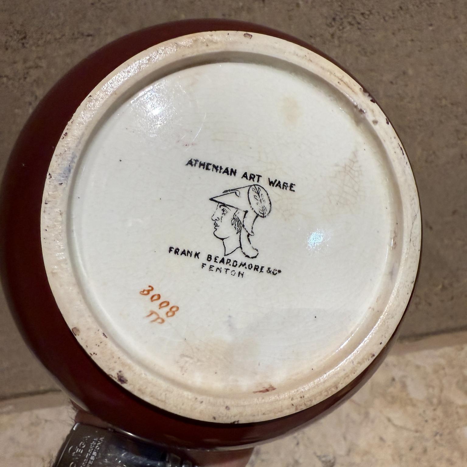 Antico vaso in ceramica d'arte Frank Beardmore & Co Fenton in vendita 3