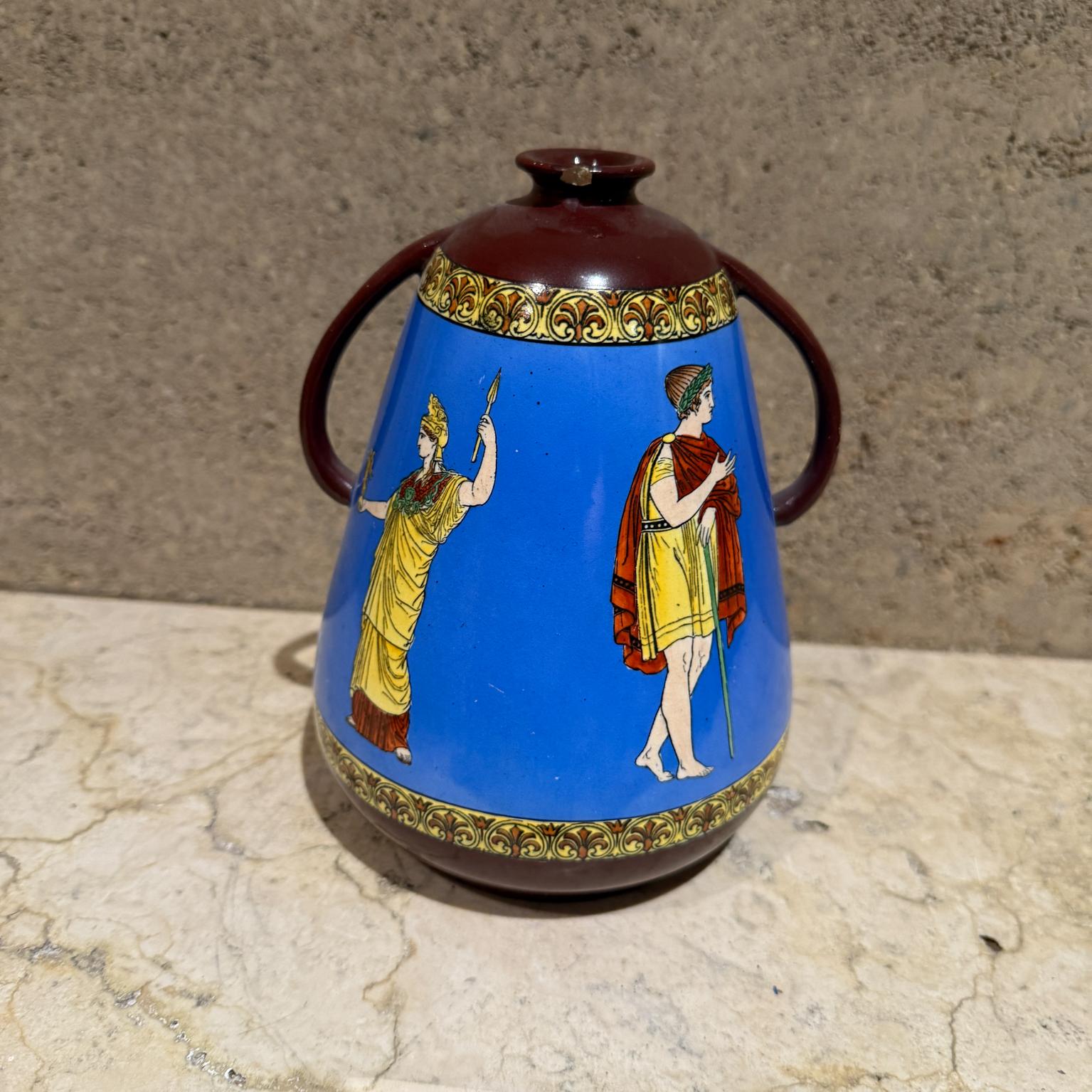 XX secolo Antico vaso in ceramica d'arte Frank Beardmore & Co Fenton in vendita