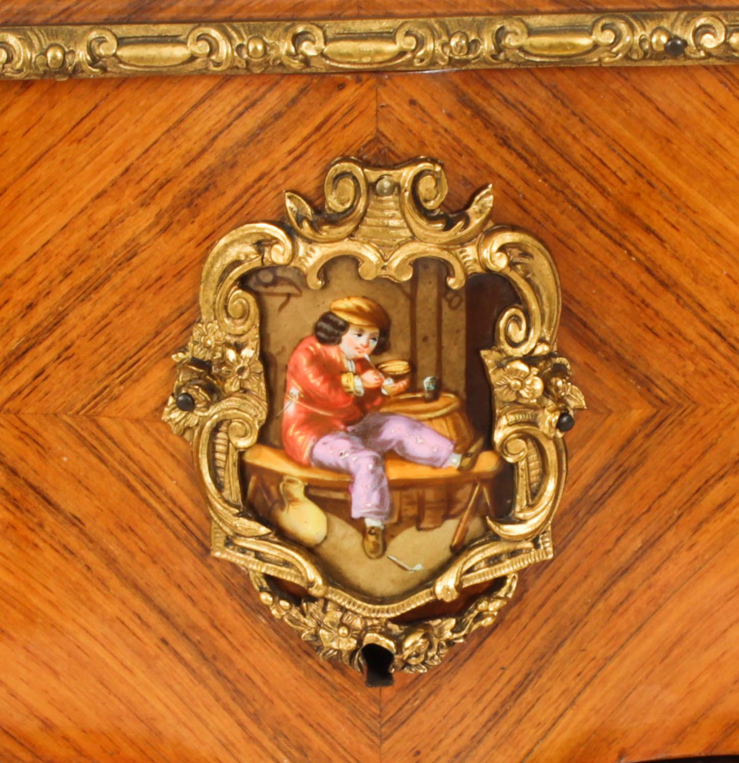 Antique Frenc Sevres and Ormolu Mounted Cigar Humidor c.1870 19th Century 7