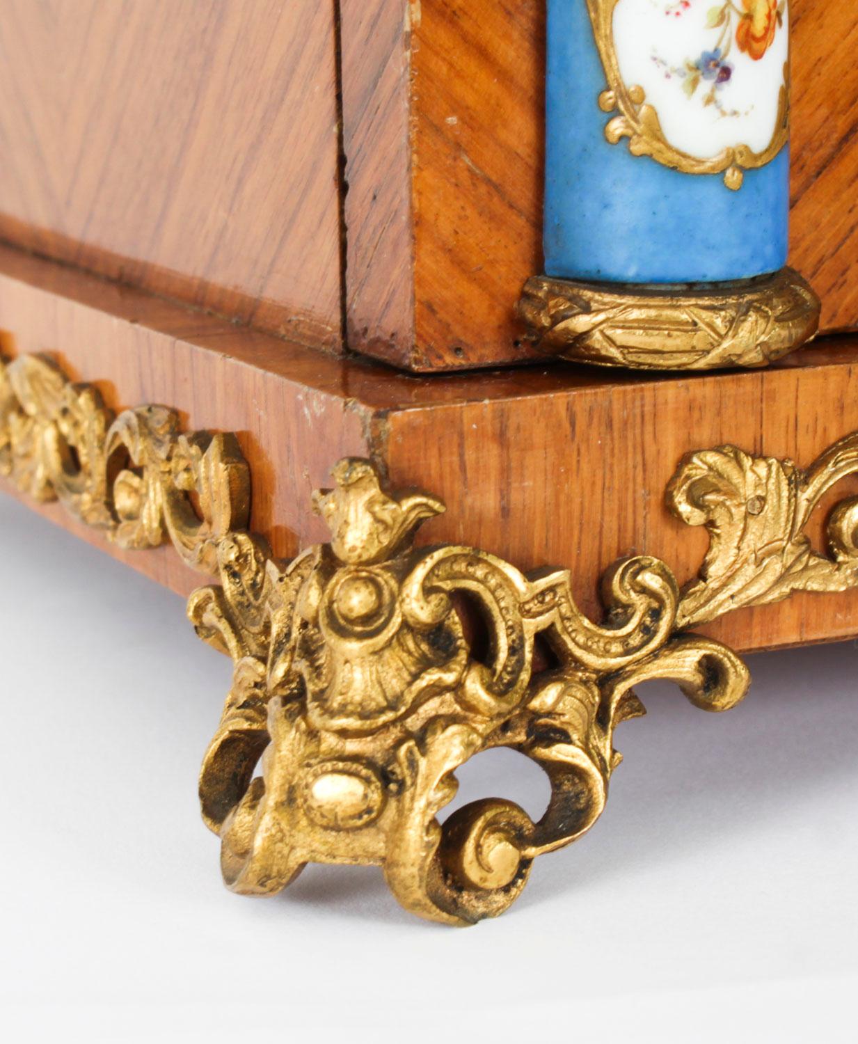 Antique Frenc Sevres and Ormolu Mounted Cigar Humidor c.1870 19th Century 10