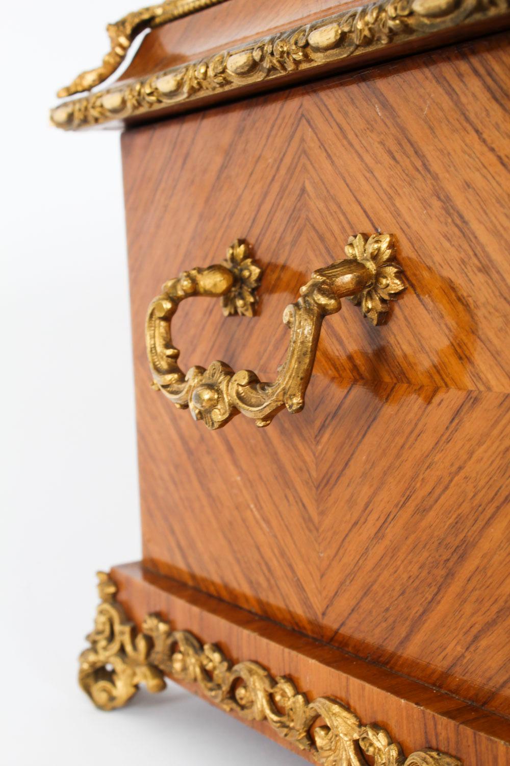 Antique Frenc Sevres and Ormolu Mounted Cigar Humidor c.1870 19th Century 12