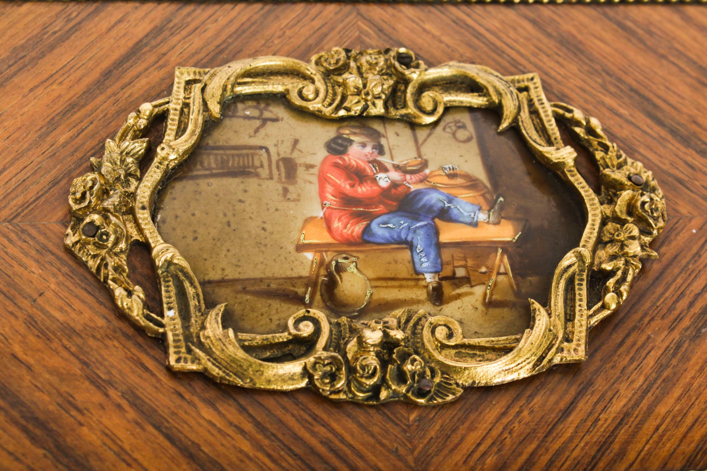 Antique Frenc Sevres and Ormolu Mounted Cigar Humidor c.1870 19th Century 5