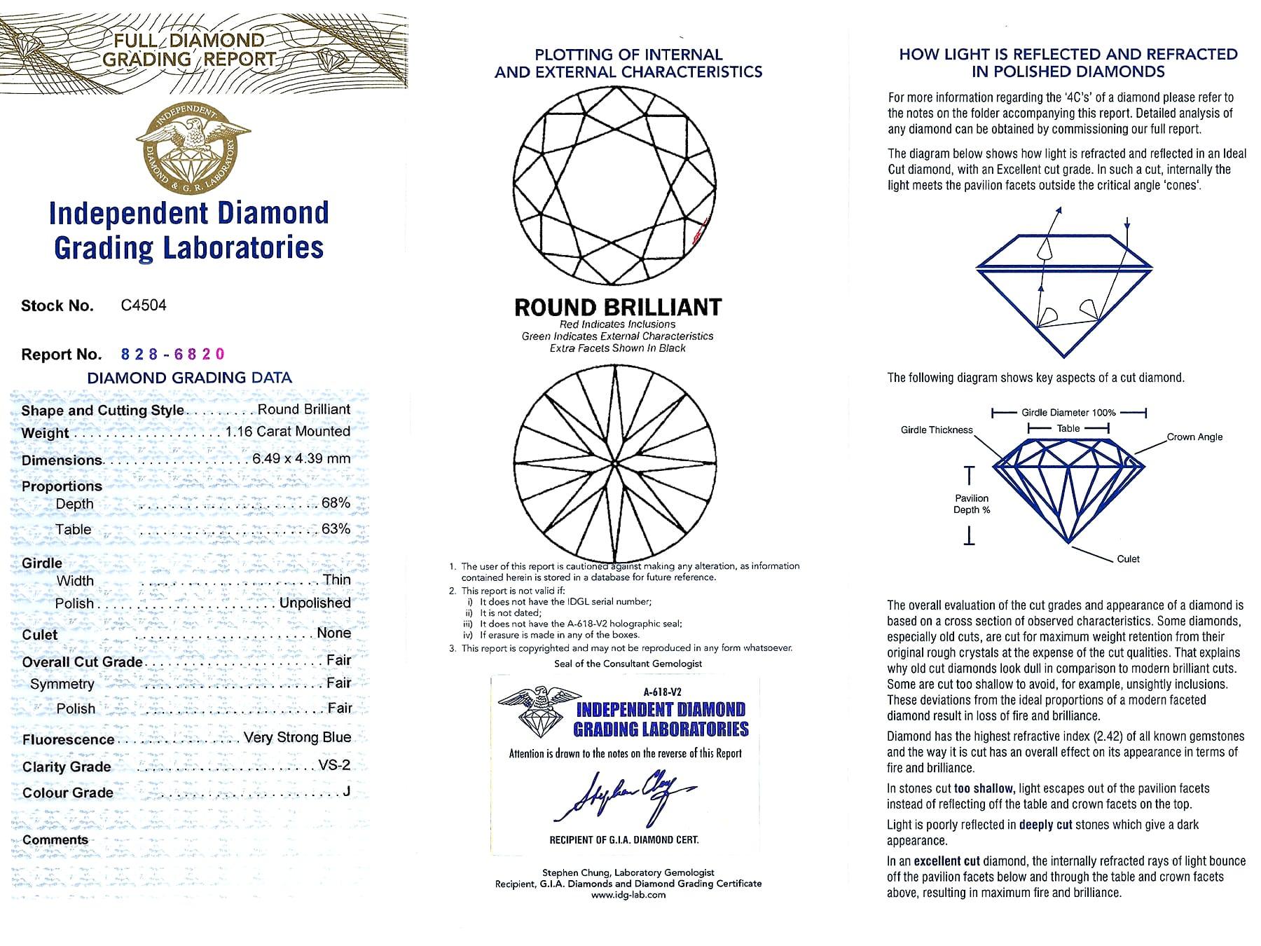 Bague solitaire française ancienne en platine et diamant de 1,22 carat en vente 5