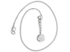 Antique French 1.41 Carat Diamond and Platinum Drop Pendant