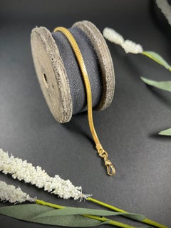 Antique French 18ct Gold Snake Link Bracelet
