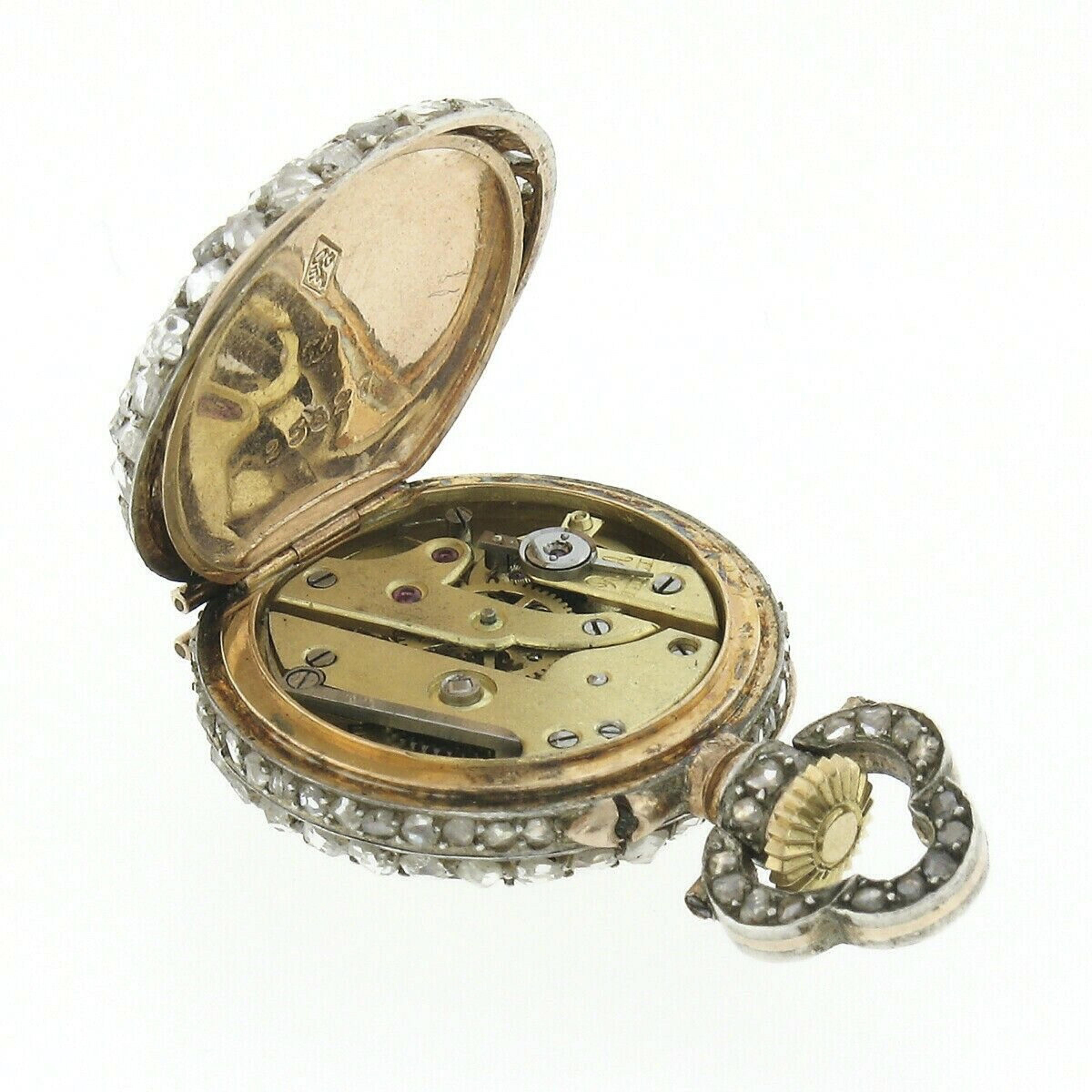 antique watch rose