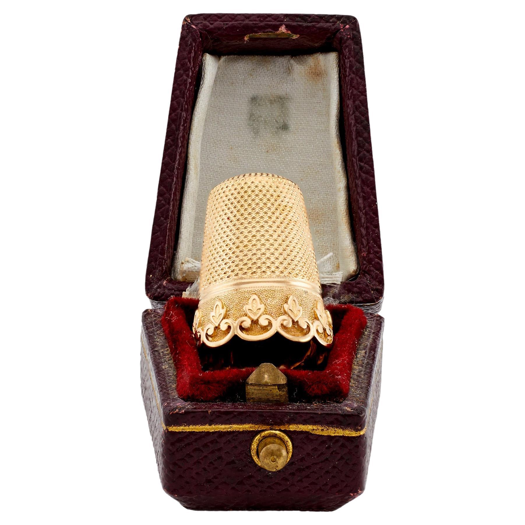 Antique Thimble Thimbles 40 For Sale on 1stDibs rare thimbles