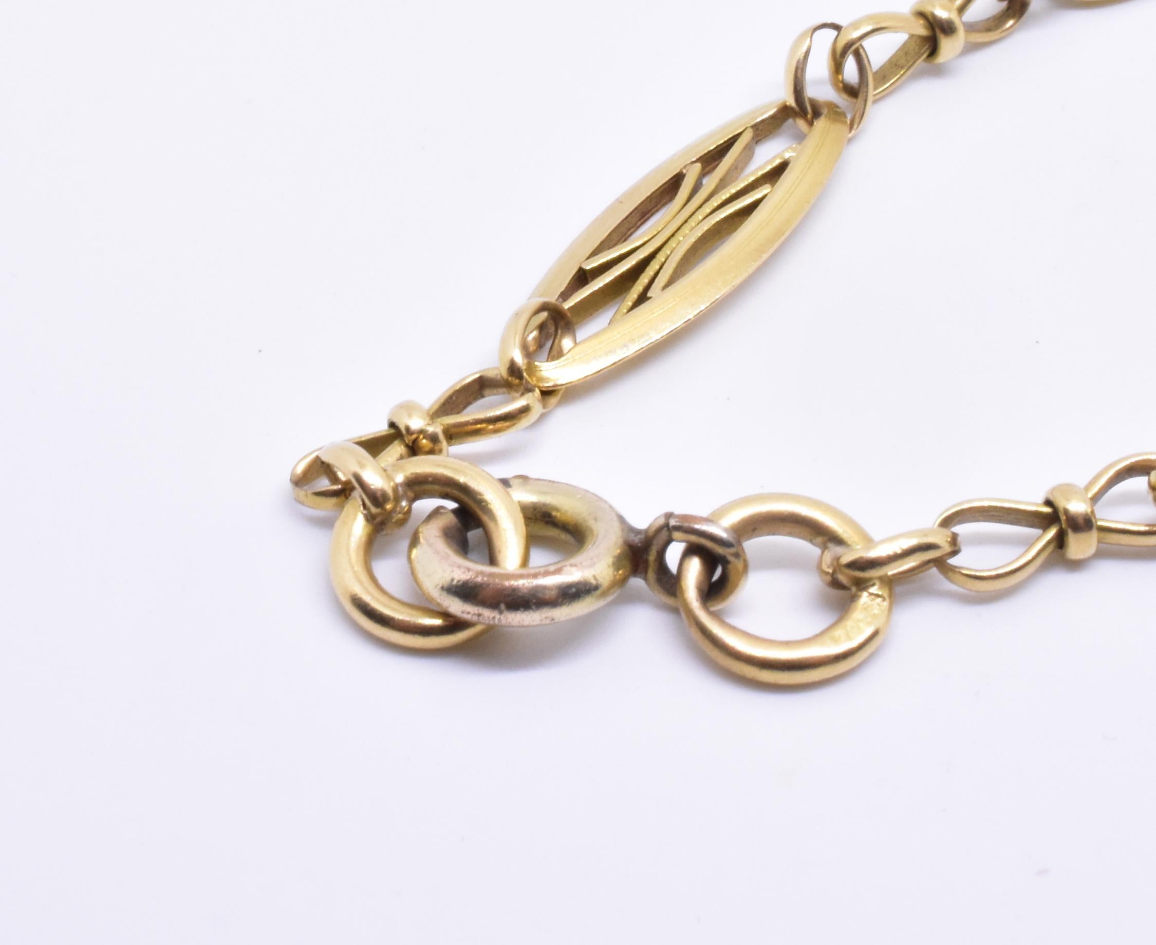 Antique French 18 Karat Watch Chain, circa 1900 For Sale at 1stDibs ...