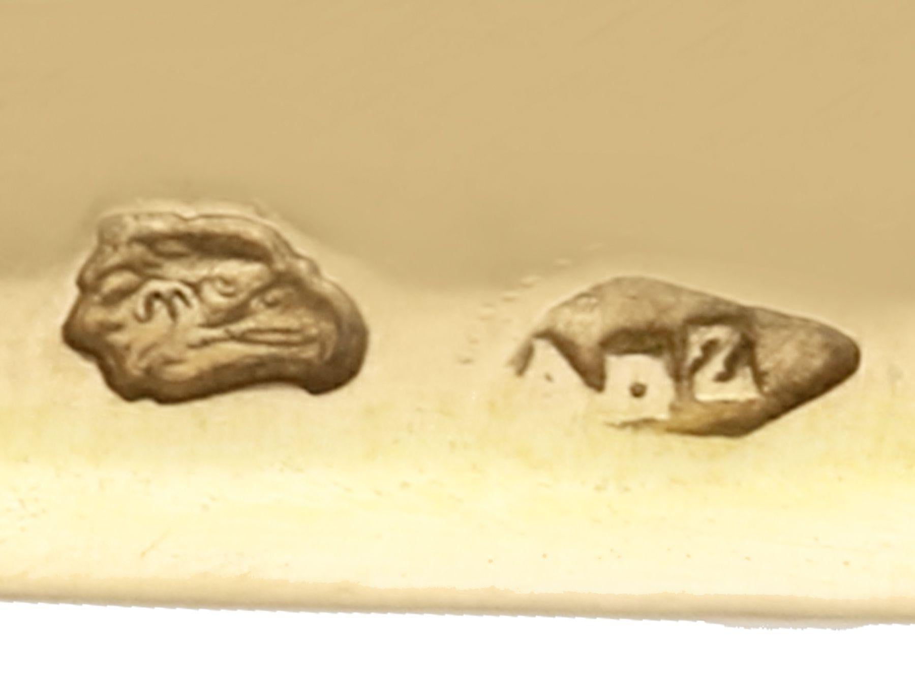 Antique French 18k Yellow Gold Double Bass Model Circa 1920 For Sale 4