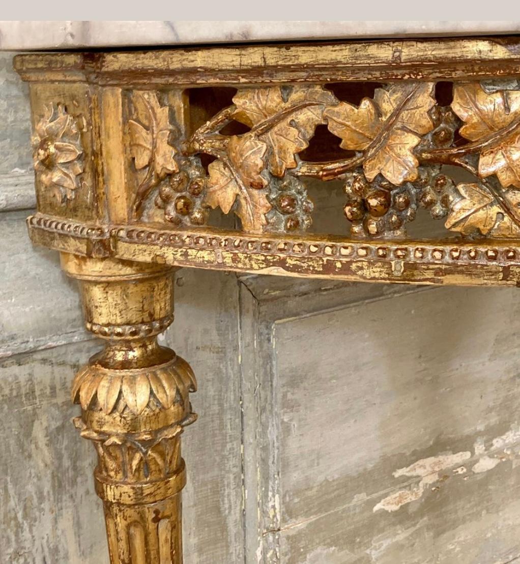 Antique French 18th Century console table For Sale 4