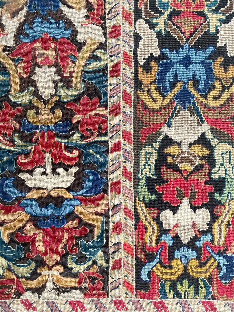 Aubusson Antique French 18th Century Needlepoint Tapestry