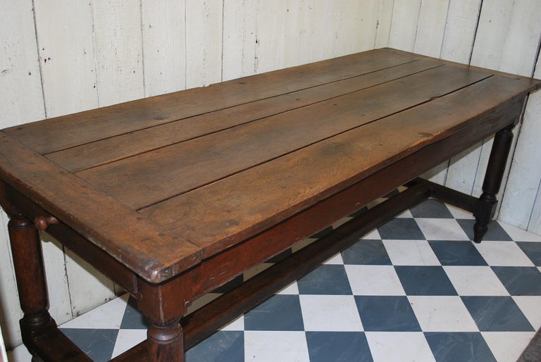 Antique French 18th Century oak Farmhouse kitchen dining ...