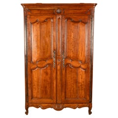 Antike Französisch 18. Jahrhundert Provincial geschnitzt Kirsche Holz Schrank Schrank 1780
