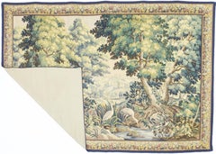 Tapisserie ancienne française du 18ème siècle 6'7 x 9'3