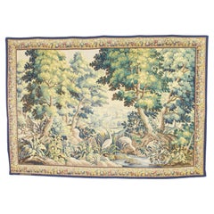 Antiker französischer Wandteppich des 18. Jahrhunderts 6'7 x 9'3
