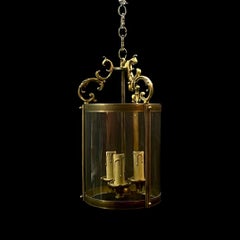 Antique French 1950's Hall Lantern