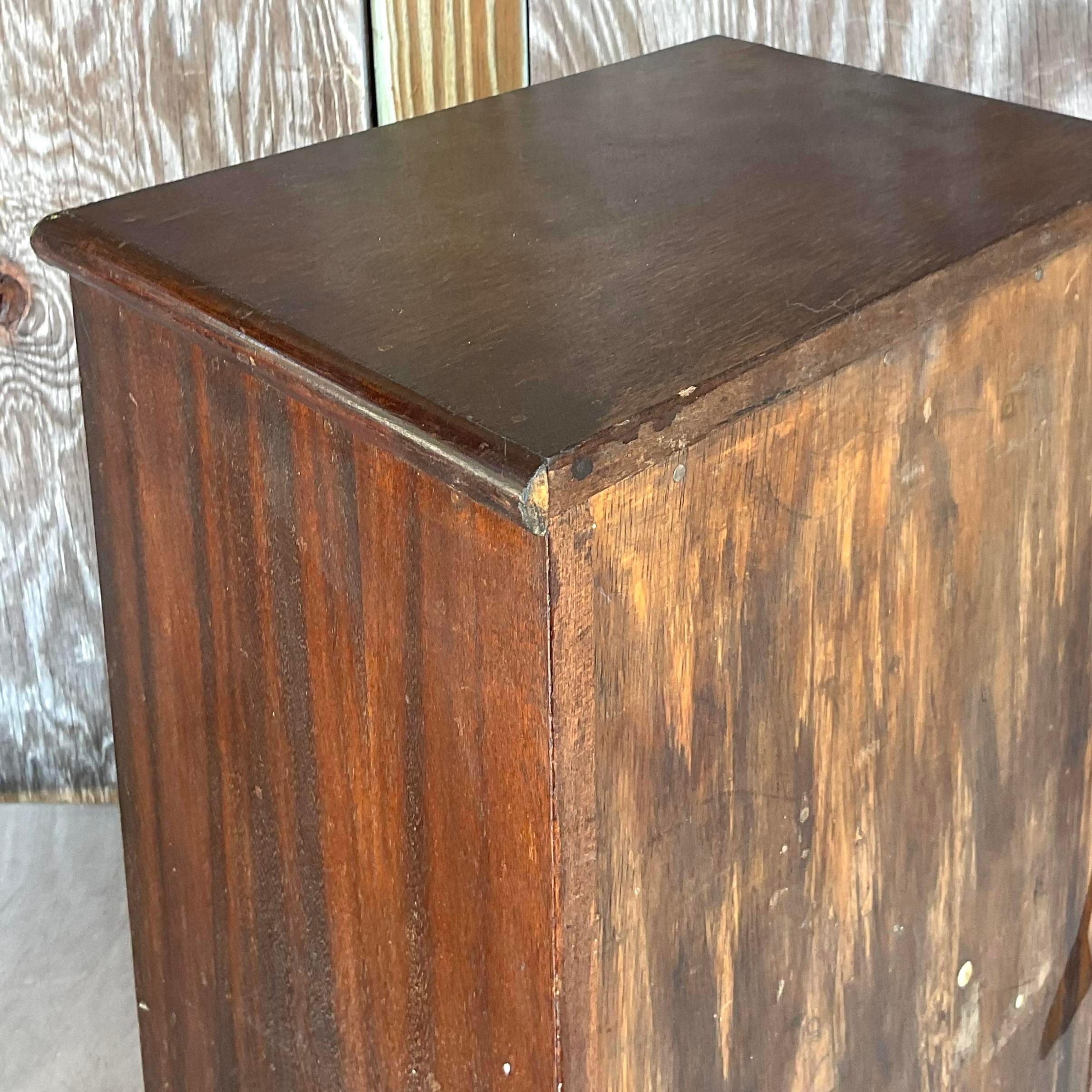 Antique French 19th Century Apothecary Cabinet In Good Condition For Sale In west palm beach, FL